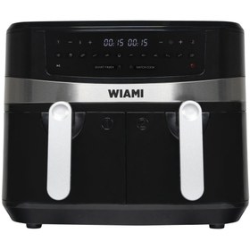 Resim Wiami Wiami 9 Litre Çift Sepetli Akıllı Air Fryer - Siyah, Geniş Kapasiteli Fritöz 