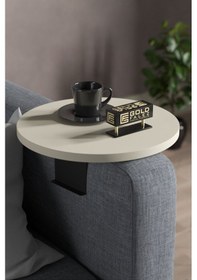 Resim Yan Sehpa Ayarlanabilir Tepsi Dekoratif Modern Tepsi Krem Diğer 