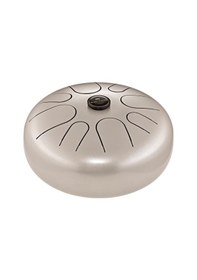 Resim Meinl Sonic Energy Std4pg Steel G-minor 12'' Tongue Drum Pearl Grey 