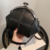 Resim 2024 Bahar/Yaz Yeni Düz Renk Kabuk Çanta, Büyük Kapasiteli Tote Madeni Para Cüzdanı, Şık Zincirli Çapraz Omuz Telefon Çantası. 