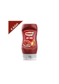 Resim Tamek Acı Sos 240 G X 4 Adet - Pratik Ve Lezzetli Acı Sos Seti 