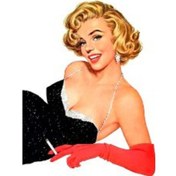 Resim Bay Etiket Pnp10 Pinup Kizi Sticker 