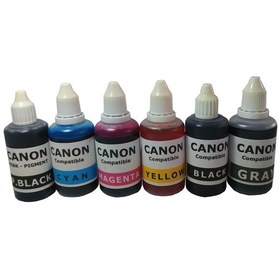 Resim Canon Pgı-550 Clı-551 Uyumlu Kolay Dolan Kartuş+6x50ml Mürekkep 6 Renk Dolu 