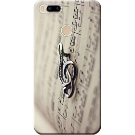 Resim Ceppare Xiaomi Mi A1 Kılıf Desen Baskılı Silikon Kapak Music Art STK:274 