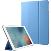 Resim iPad Uyumlu 9.79.7 Üç Katlı Stand Pu Deri + Pc Kasa Aksesuarı 