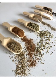 Resim Ahşap 6'lı Baharat Kaşığı 