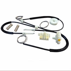 Resim Renault Laguna MK3 2007-2015 5-Kapı 807000002R İçin Elektrikli Ön Sağ Cam Kriko Tamir Seti 