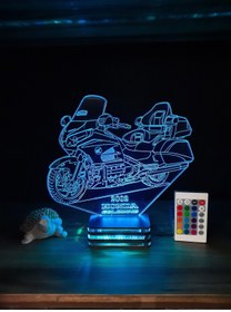 Resim Lampa Harley Davidson Motorcycle, Personalized 3d Lamp 