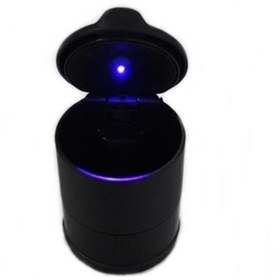 Resim Otovo Oto Mavi Led Işıklı Küllük Isıya Dayanıklı 