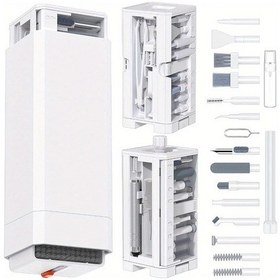 Resim Fochsia 32 İn 1 Çok Fonksiyonlu Sensı-tech Klavye Temizleme Seti Beyaz 