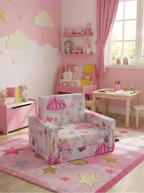 Resim LENSA HOME Çocuk Koltuğu Komple Sünger Katlanabilir Yataklı (0-4 YAŞ) Prenses 