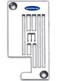 Resim Siruba E0227Q Soldan Bıçaklı Reçme Plakası (6.4 mm) (Yan Sanayi) 