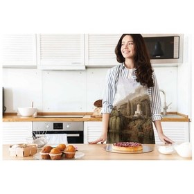 Resim Adawall Orman Manzara Detaylı Mutfak Önlüğü 