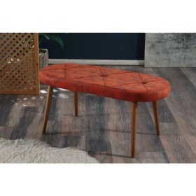Resim My Massa Bench - Ahşap Ceviz Ayaklı 
