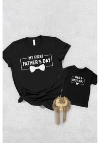 Resim First Fd Best Gift Baba Oğul Kız Tişört 001 