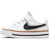 Resim Nike Beyaz Erkek Bebek Yürüyüş Ayakkabısı DA5382-102 NIKE COURT LEGACY (TDV) 