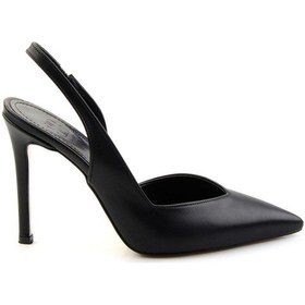 Resim Siyah Kadın Klasik Topuklu Ayakkabı K01667002209 Siyah 