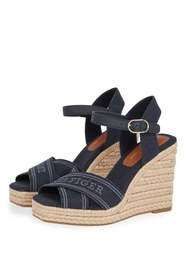 Resim Tommy Hilfiger Tommy Hilfiger Lacivert Kadın Lacivert Kadın Dolgu Topuk Ayakkabı FW0FW08668 Dolgu T 