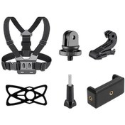 Resim Electronıc Outlet Uygun Sporları, Spor Motokros Montajı Kürek Kayışı Kayak Kamera Için Için Göğüs Dağ Bisikleti A Am Siyah 