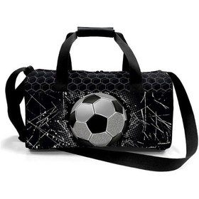 Resim Coral High Siyah Futbol Desenli Spor Çantası 27539 