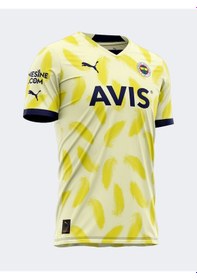 Resim Puma Fenerbahçe S.K. 2022/23 Sarı Deplasman Forma 76908204 Çok Renkli 