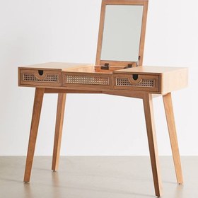 Resim Meftun Makyaj Masası - Amerikan Ceviz 