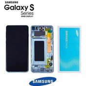 Resim Samsung Galaxy S20 G980 Lcd Ekran Dokunmatik Mavi Servis Gh82-221 