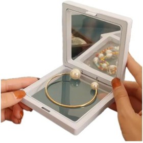 Resim Saklama Takı Kutusu Güvenli Şeffaf Film Çerçeveli Geniş Boyutlu 7cmx7cm Standlı 3d Saklama Kutusu Çok Renkli 