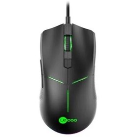 Resim LENOVO LECOO MS109 USB RGB Led Aydınlatmalı 6400dpi Gaming Optic Siyah Mouse 