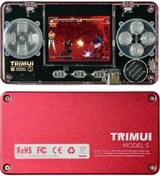 Resim Trımuı Model S Elde Taşınabilir Oyun Konsolu 2.0 Inç Ips Ekran Mini Taşınabilir Red 64g 