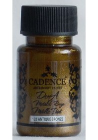 Resim Cadence Dora Metalik Boya 50Ml - 125 Antik Bronz 