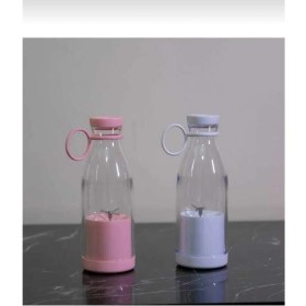 Resim Taşınabilir Çok Renkli Şarjlı Meyve Sıkacağı ve Blender, Hafif ve Pratik 