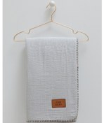 Resim Welsoft Armalı Düz Battaniye - 85x90 Gri 