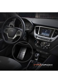Resim intakrom Hyundai Accent Blue Krom Ayak Dinlendirme Pedalı - 2011 - 2019 
