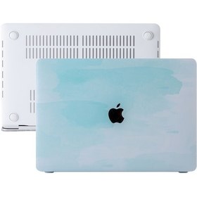 Resim Apple Uyumlu MacBook Air 13.6 Sert Kapak İnce Hafif Darbe Çizilme Koruma Hard Case Tasarım M5 M2 M3 M4 Serisi Açık Yeşil 
