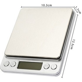 Resim 500gr 0.01 Hassas Elektronik Dijital Taşınabilir Cep Terazisi N11.3 