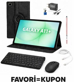 Resim Samsung Galaxy Tab A11 Plus 11'' 6GB 128GB TABLET+KILIF+KLAVYE+MOUSE+ŞARJ BAŞLIK+(KALEM HEDİYE) 