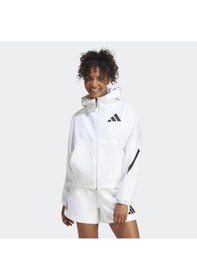 Resim Whıte Adidas Kadın Kapşonlu Eşofman Üstü W Z.n.e. Fz Je7849 001 