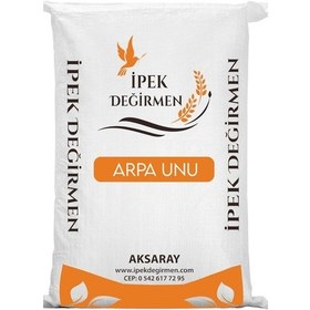Resim İpek Değirmen Arpa Unu Doğal Taş Değirmen Katkısız Geleneksel Arpa Unu 10 KG 