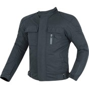 Resim MOTOANL Motosiklet Montu Omuz Dirsek Sırt Ful Korumalı Dört Mevsim Pamuk Balmumu Kumaş Siyah 