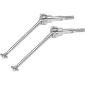 Resim Spibicyy 2 Adet Metal Ön Tahrik Mili Cvd 0090 Wltoys 12428 12423 1/12 Rc Araba Paletli Kısa Kulvar Kamyon Yükseltme Parçaları (Yurt Dışından) 