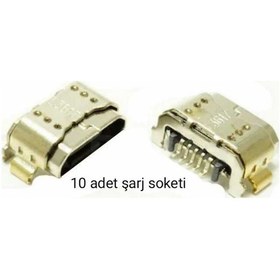 Resim Samsung Uyumlu Sm-T290 T295 T297 Şarj Soketi 10 Adet 