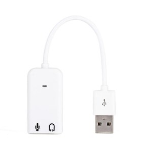 Resim ELECTRONİC CHEAP Usb Ses Kartı 7.1 Virtual Sound 3d 5hv2 Çevirici Dönüştürücü Adaptör Kulaklık Mikrofon 