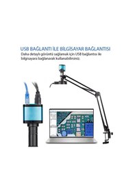 Resim Triline 48mp 4k 60f/s Endüstriyel Mikroskop Katlanabilir Tutucu 1 