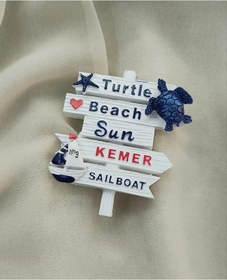 Resim Magnet Kaplumbağa Gemi Yıldız Mıknatıslı Buzdolabı Süsü 