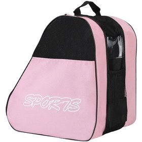 Resim Skycity Erkek-kadın Genç-için Tek Omuzlu Paten Çantası, Kaliteli Oxford Kumaş, Büyük Kapasite, Pratik Saklama Pembe Pembe 