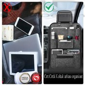 Resim Mega Design 2 Adet Çok Bölümlü Depolama Çantası, Başlık Askısından Asılan, Araba Koltuğu Düzenleyici 