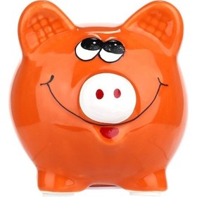 Resim Seramik Domuz Para Kutusu - Ev Dekoru Ve Hediye - 4 Renk Seçeneği - Çocuklar İçin Kazanç Öğretimi - Kesintisiz Birikim Keyfi 