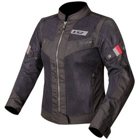 Resim Ls2 Blade Aır Kadın Mont Siyah-kırmızı 