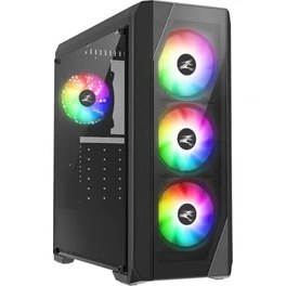 Resim Zalman N5 TF ATX Mid Tower 4 RGB Fanlı 1 x Kulaklık, 1 x Mikrofon, 2 x USB 2.0, 1 x USB 3.0, Fan Kontrol, Renkli Akralik Panel, PCI/AGP365 mm Bilgisayar Kasa 